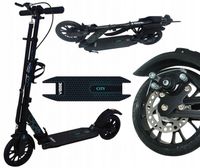 DUŻA Hulajnoga miejska VIBBE 200mm hamulec tarczowy amortyzator