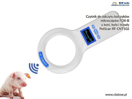 Czytnik mikrochipów PetScan RF-CNT102 FDX-B na Arena.pl