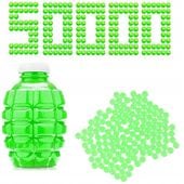 KULKI DO PISTOLETU KARABINU ŻELOWE WODNE ORBIZ ORBEEZ 7-8mm 50000 ZIELONE