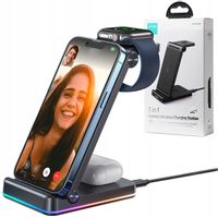 ŁADOWARKA INDUKCYJNA DO IPHONA 12 13 14 15 Qi DO MAGSAFE / AIRPODS / WATCH