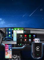 AI&JL BEZPRZEWODOWY ADAPTER SAMOCHODOWY USB DO ANDROID AUTO APPLE CARPLAY