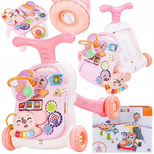 CHODZIK PCHACZ INTERAKTYWNY STOLIK EDUKACYJNY Jeździk Grający DLA DZIECI na Arena.pl