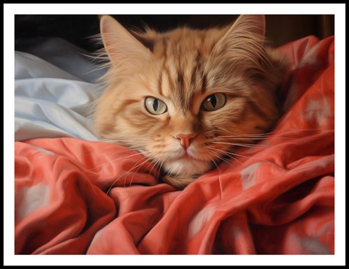 Plakat 100x75cm Mruczący Spokój na Arena.pl
