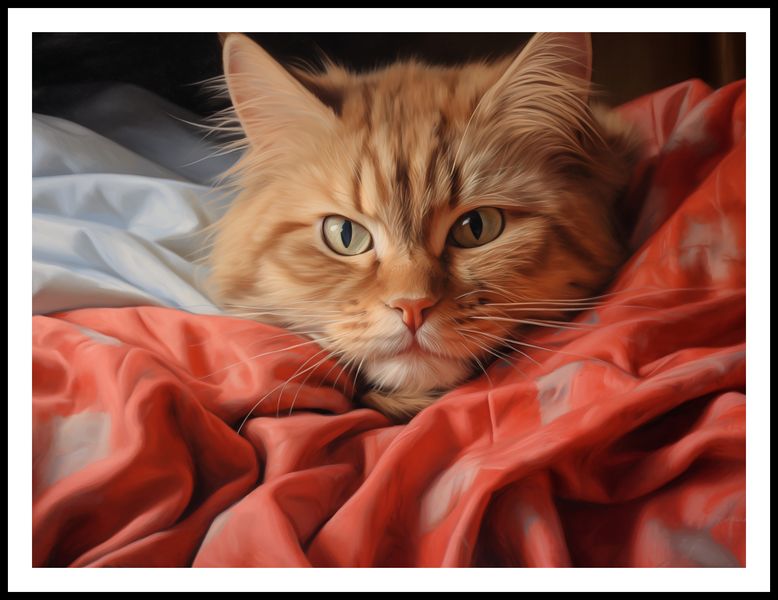Plakat 100x75cm Mruczący Spokój zdjęcie 3