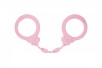 kajdanki silicone handcuffs party hard suppression pink