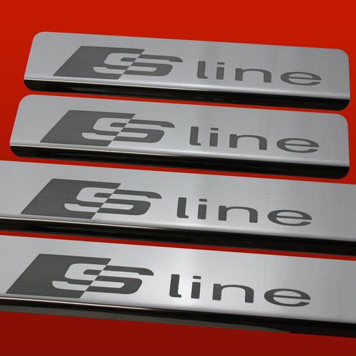 Listwa progowa AUDI A1 8X SLINE Stal nierdzewna 304 połysk 4szt na Arena.pl