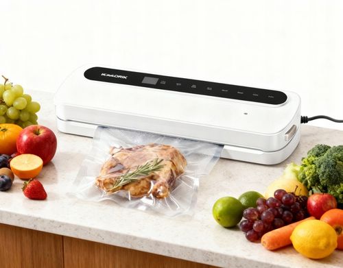 ZGRZEWARKA PRÓŻNIOWA DO ŻYWNOŚCI PAKOWARKA 110W ZESTAW WORKÓW XXL na Arena.pl