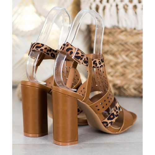 Ażurowe Sandały Leopard Print r.36 na Arena.pl