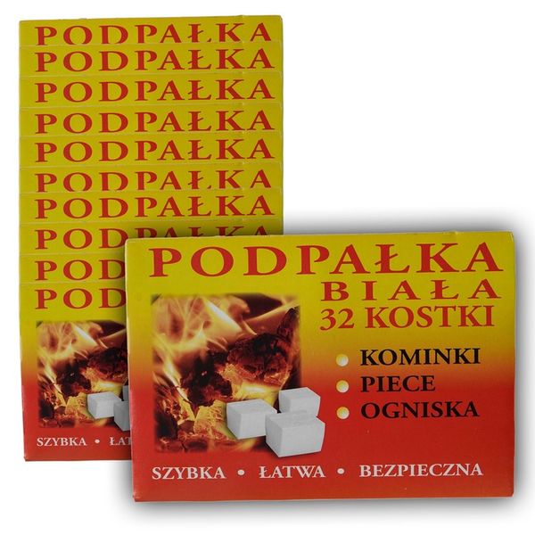 PODPAŁKA DO GRILLA ROZPAŁKA DO KOMINKA 320 KOSTKI zdjęcie 1