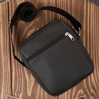 saszetka męska skórzana na ramię czarna miejska abruzzo abr-44