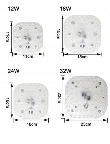 Wkład Do Plafonów Led Panel Plafon 18W Zimny na Arena.pl