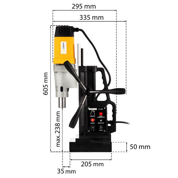 Wiertarka magnetyczna WT23RE zdjęcie 15