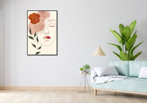 Plakat 68x101cm Beż i Twarz na Arena.pl