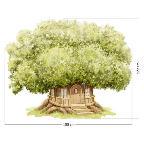 Naklejka Domek Drzewo DK473 na Arena.pl