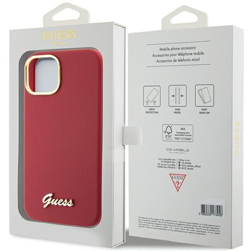 Etui Guess do iPhone 15, iPhone 14, iPhone 13, Czerwony na Arena.pl