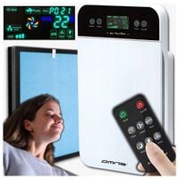 Oczyszczacz powietrza z jonizatorem duży dla alergików jony hepa lampa