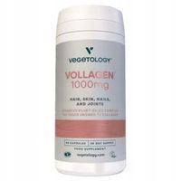Wegański Kolagen Vollagen 1000 mg Włosy Skóra Paznokcie Stawy 60 kapsułek