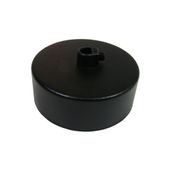 Podsufitka Sufitowa fi 100mm Czarna 1 otwór