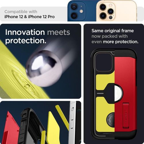 SPIGEN TOUGH ARMOR IPHONE 12/12 PRO RED na Arena.pl