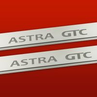 Listwa progowa OPEL ASTRA MK6/J/IV ASTRA GTC Stal nierdzewna 304 mat 2szt