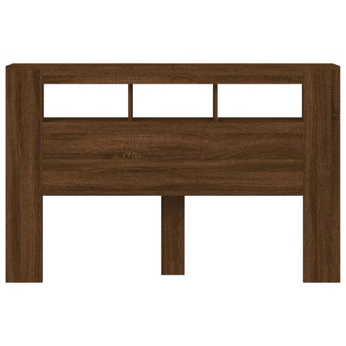 Wezgłowie łóżka z LED, brązowy dąb, 160x18,5x103,5 cm na Arena.pl