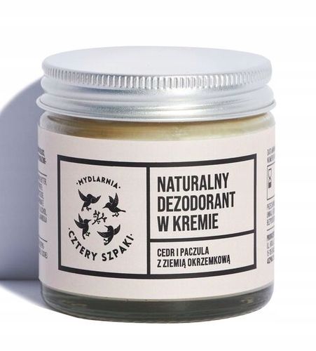 NATURALNY DEZODORANT W KREMIE PACZULA Cztery Szpaki na Arena.pl