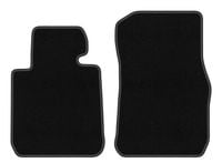 Dywaniki przednie welurowe czarne do: BMW 1 F23 2011-2019 cabrio