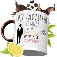 Kubek Bordowy Dla Dyrektora Na Urodziny Prezent Z Nadrukiem Ze Zdjęciem