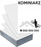 Ulotki A6 100szt reklamowe firmowe DUŻO WZORÓW KOMINIARZ gotowe wzory