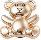 Przypinka Ozdoba Jibbitz Charms Pin Do Butów Crocs Gold Teddy Bear