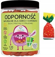 MYVITA NATURALNE ŻELKI ODPORNOŚĆ 120 sztuk GRATIS
