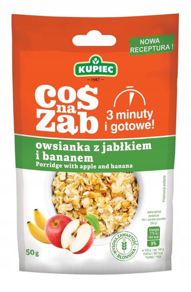 Zestaw 14x Owsianka z jabłkiem i bananem - Zdrowy Start Każdego Dnia z zdjęcie 3