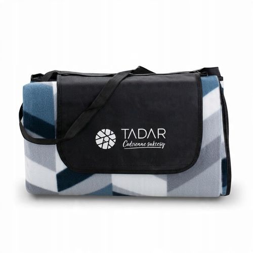 MATA KOC PIKNIKOWY Z TERMO IZOLACJA 200X200CM SZARO GRANATOWY na Arena.pl