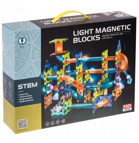 TOR KULKOWY 110 ELEMENTÓW DUŻY ZESTAW KULODROM KLOCKI KONSTRUKCYJNE na Arena.pl