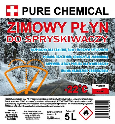 ZIMOWY PŁYN DO SPRYSKIWACZY DLA KAŻDEGO 5L -22 na Arena.pl