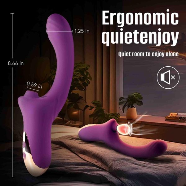 Suking G Spot Vibrator Purple zdjęcie 15