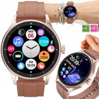 Smartwatch damski rose gold | PL menu | EKG puls kalorie | rozmowy telefoni