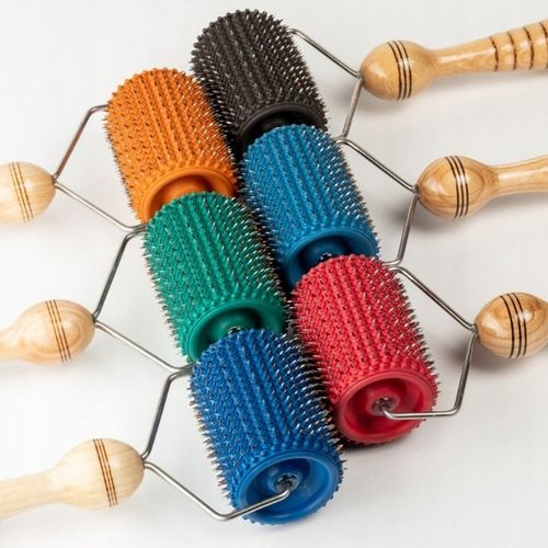 Aplikator LYAPKO WAŁEK do masażu z igłami uniwersalny CZARNY na Arena.pl