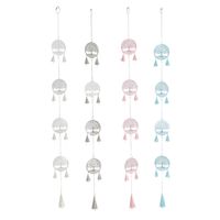 Zawieszka ozdobna DKD Home Decor Drzewo Biały (4 Sztuk)