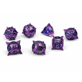 Irydyzujący Fiolet Pełny Set | 3 cm | Metal | Kości | Cyber Sea Mine