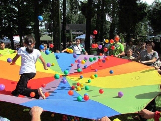 PROFESJONALNA Chusta animacyjna Centrum Akson 2,5M Animator zdjęcie 2