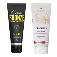 7suns Constant Bronze CBD&Carrot Accelerator 250ml + Krem Do Rąk 75ml Grati