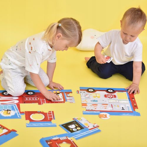 CzuCzu WÓZ STRAŻACKI puzzle z dziurką 2+ na Arena.pl