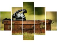 OBRAZ TELEFON RETRO WALIZCE