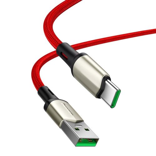 Kabel USB-C Baseus Cafule, VOOC, QC, 5A, 2m (czerwony) na Arena.pl