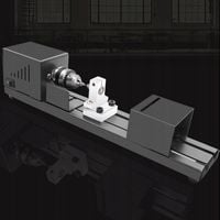 MINI TOKARKA MODELARSKA STOŁOWA DO DREWNA Z REGULACJĄ PRĘDKOŚCI DIY Obróbka