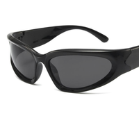 Czarne okulary rowerowe męskie sportowe polaryzacyjne uniwersalne