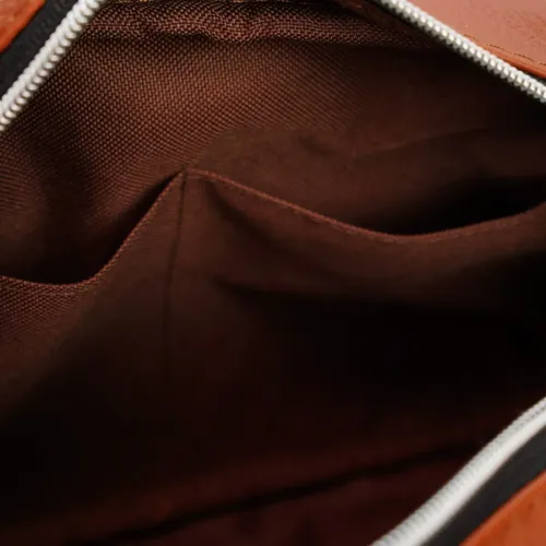 Torebka Motyle Nocą  - Uniwersalna Torebka Prostokątna Kolor ekoskóry - Brązowy na Arena.pl