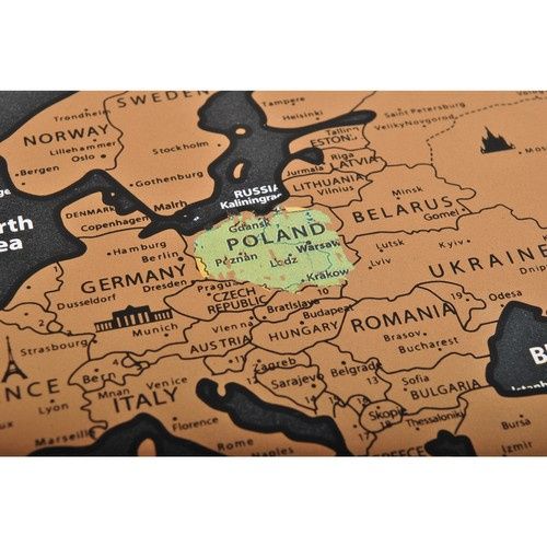 Mapa Świata - Zdrapka Z Flagami 23443 na Arena.pl