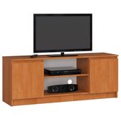 Szafka rtv, stolik, NOVA, 140x40x55 cm, olcha, mat | TYLETEGOTU